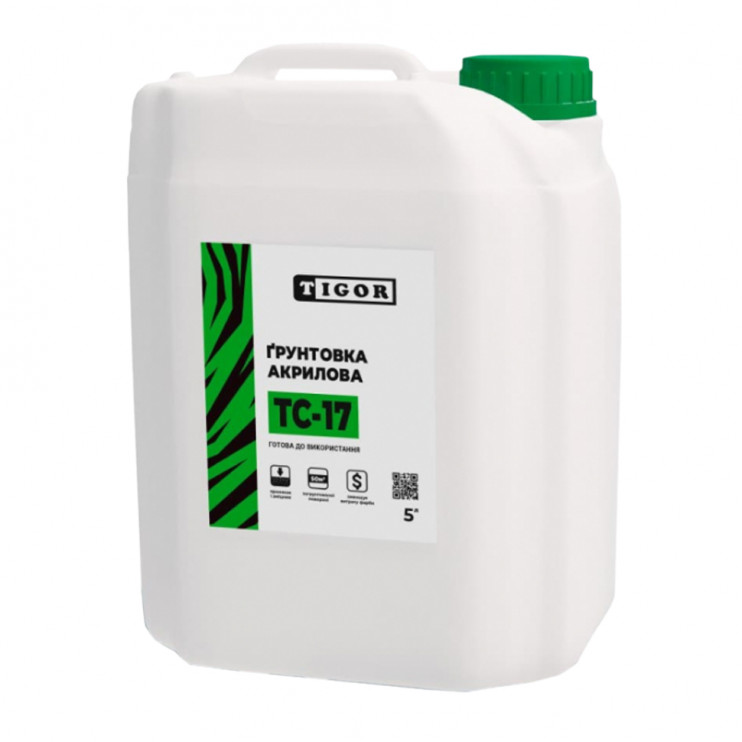 Грунтовка акрилова TIGOR ТС-17 (5 кг)